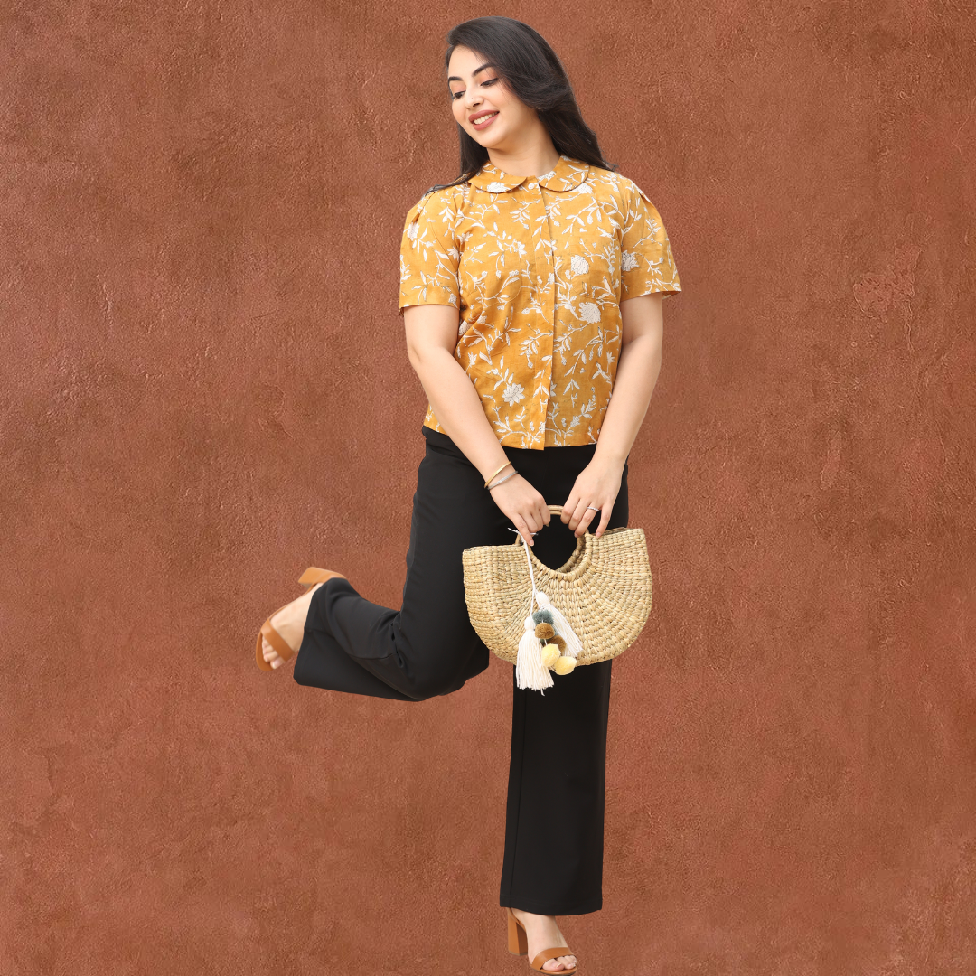Yellow bee shirt top