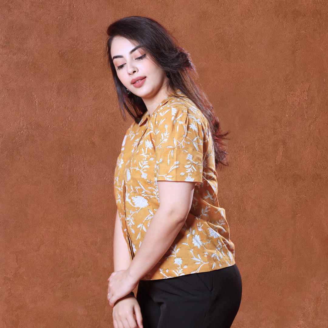 Yellow bee shirt top