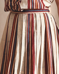 The BomBay Stripe Clay Skirt