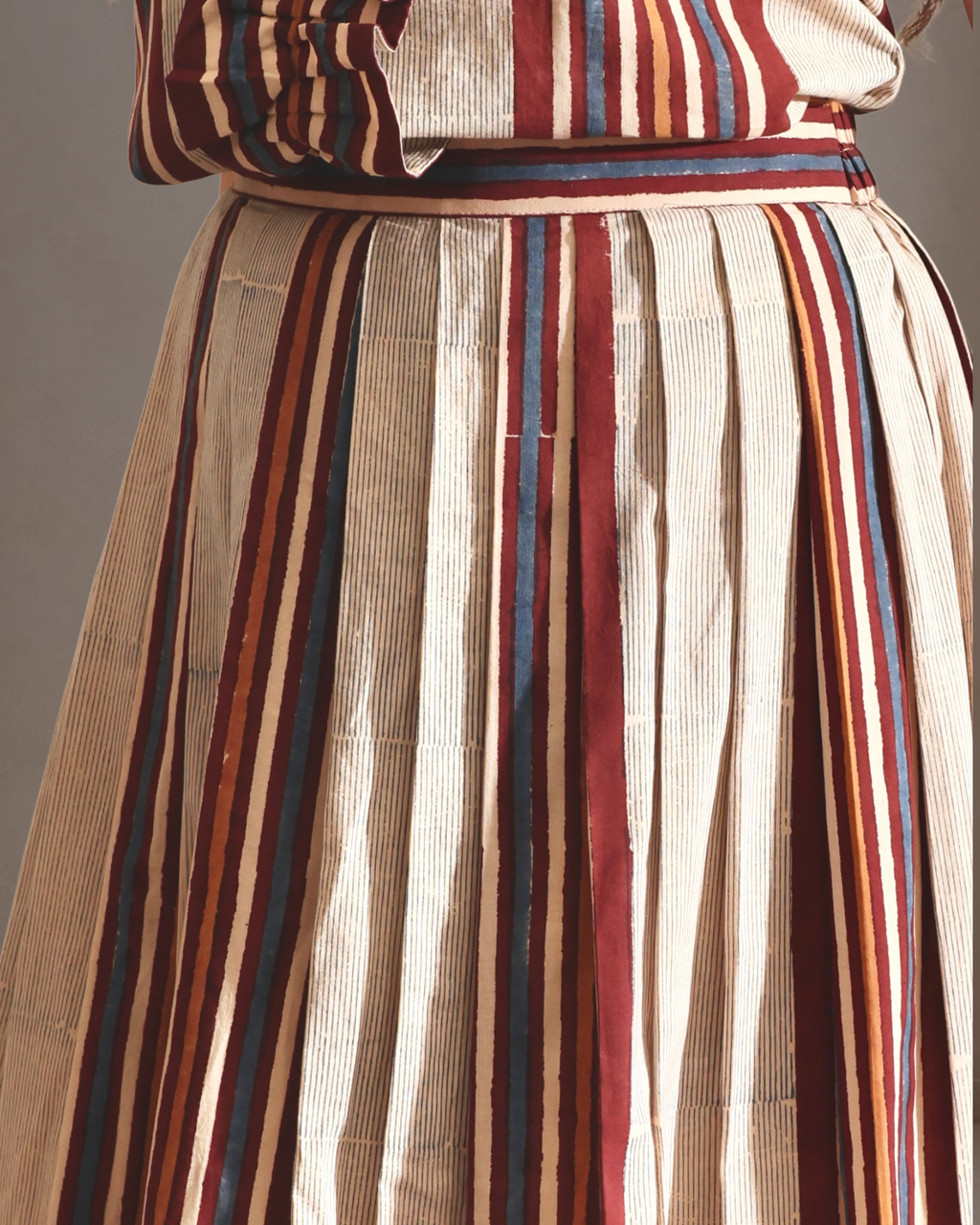 The BomBay Stripe Clay Co-ord Set